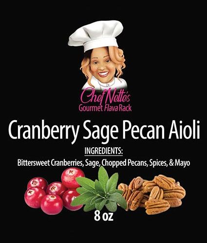 Cranberry Sage Pecan Aioli